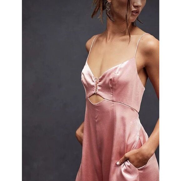 Free People Abbie Jumpsuit Size 12 - Picture 2 of 8